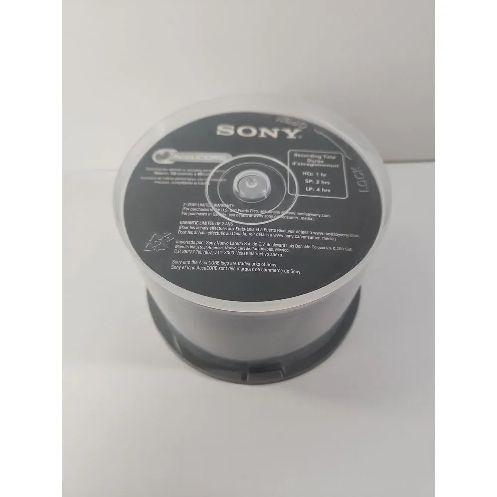 New Sony‎ AccuCORE DVDR 120 min 4.7GB Disks